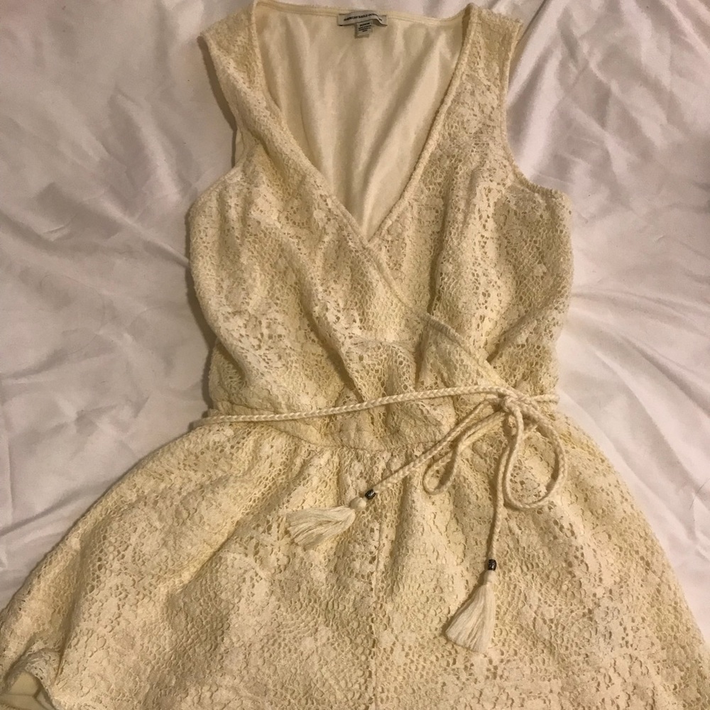 Off-white American Eagle Romper